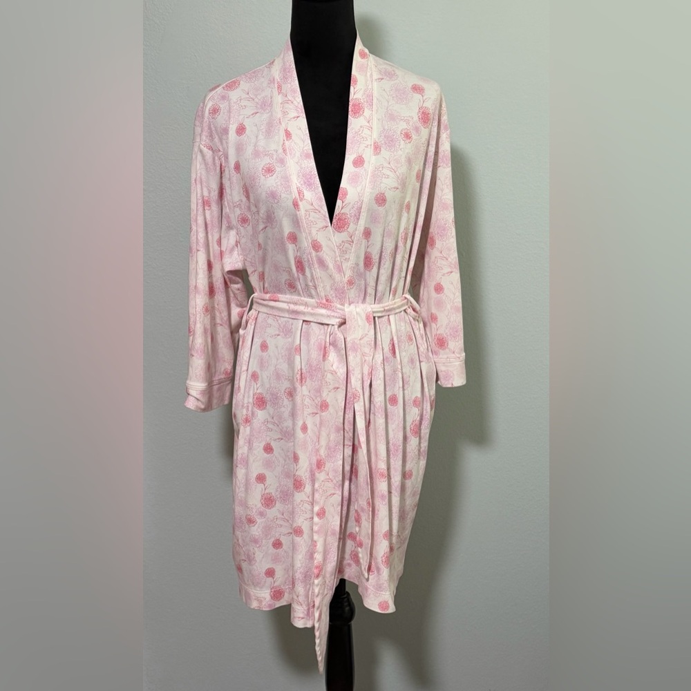 COTN Women’s Classic Short Kimono Robe - Large